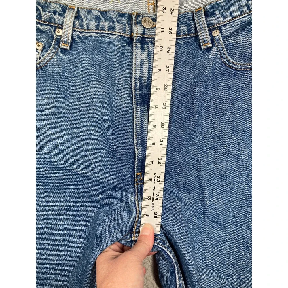 RL Ralph Lauren Jeans Mens 38x34* Blue Classic‎ Straight Preppy American Denim